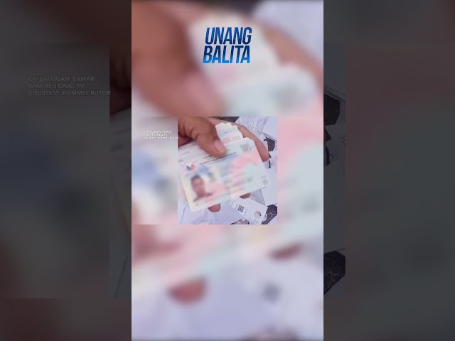 ⁣32 National ID, natagpuan sa basurahan #shorts | Unang Balita