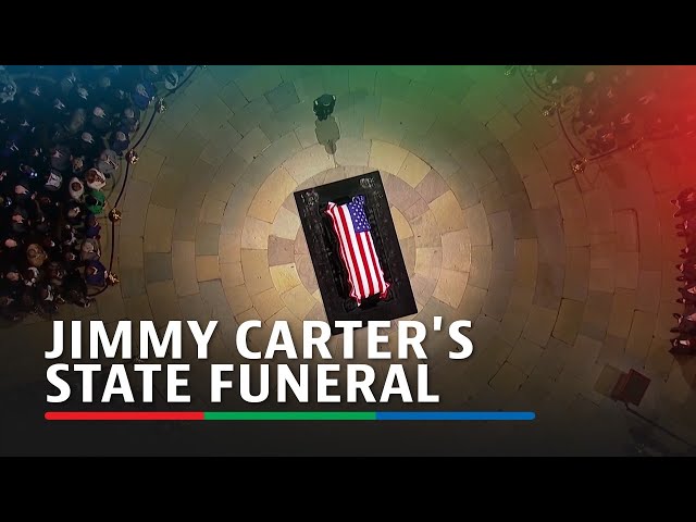 ⁣Former US President Jimmy Carter honored at Capitol state funeral | ABS-CBN News