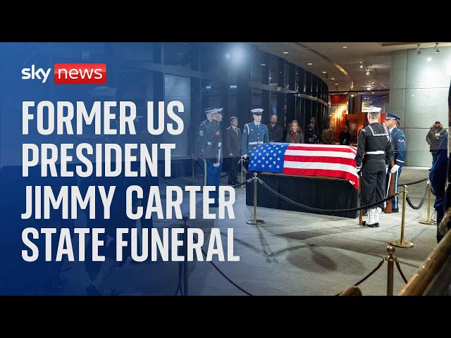 ⁣Former US President Jimmy Carter’s state funeral in Washington