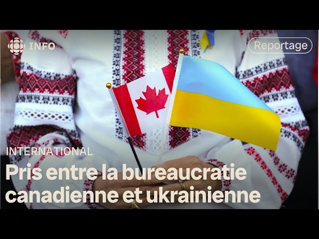 ⁣Des Ukrainiens contraints de combattre avec l'armée ukrainienne pour rester au Canada