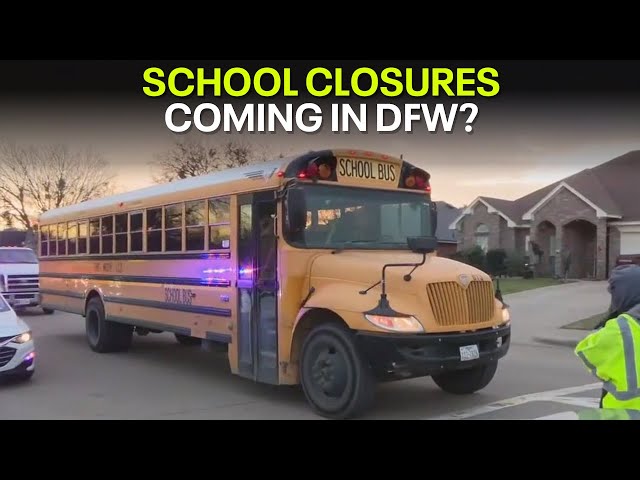 ⁣DFW school closures: When will districts decide?