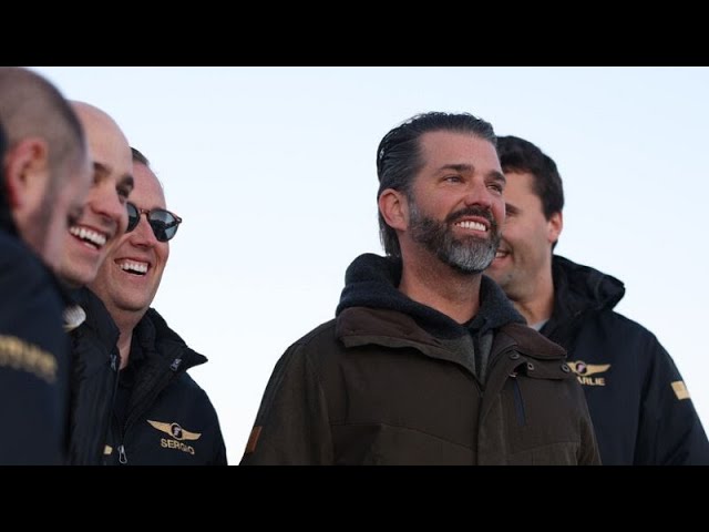 ⁣Trump Jr arrives in Greenland amid father's interest in seizing the island