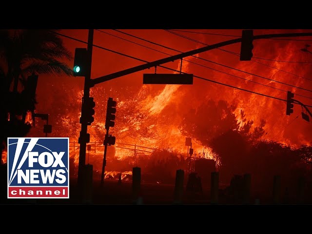 ⁣'FRIGHTENING SIGHT': Palisades resident reacts to massive fire