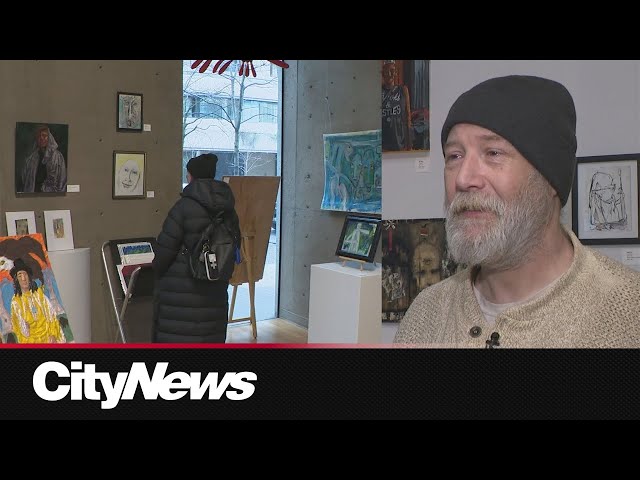 ⁣New exhibition showcases artists who have experienced homelessness