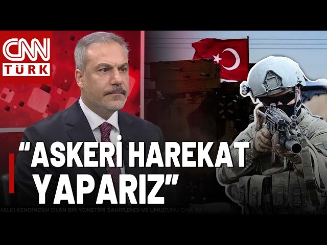 ⁣Hakan Fidan'dan Suriye'ye Operasyon Mesajı! "YPG Kendini Feshetmezse Askeri Operasyon