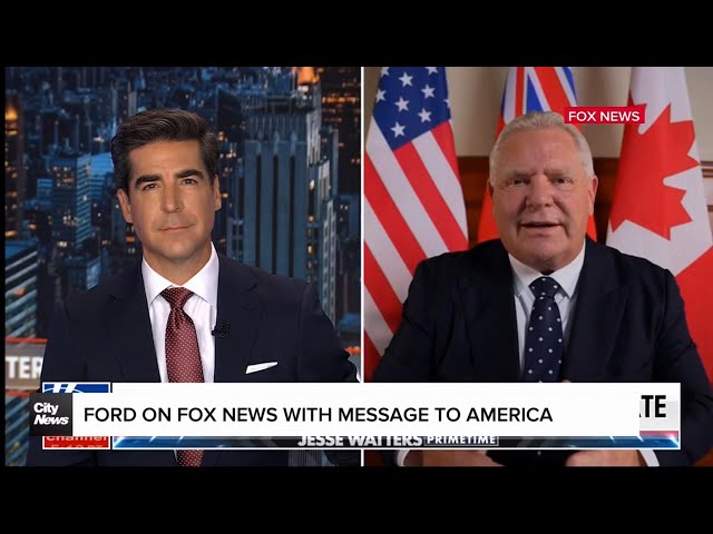 ⁣Premier Ford takes to Fox News with message to Trump