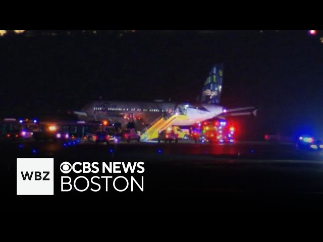 ⁣JetBlue passenger opens emergency exit door at Logan Airport