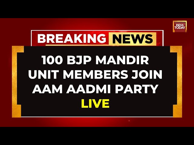 ⁣AAP Set To Launch Sanatan Seva Samiti LIVE | Kejriwal Brings 100 BJP Mandir Unit Members To AAP