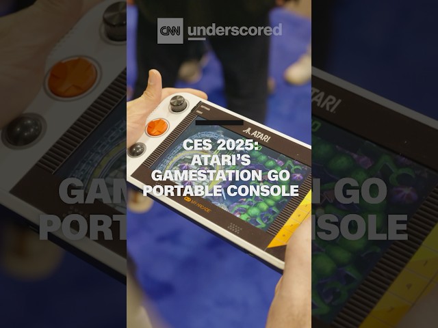 ⁣CES 2025: Atari's Gamestation Go portable console