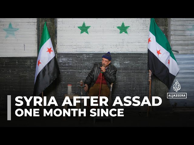 ⁣One month since Assad's overthrow: Hope & uncertainty as Syrians look to future