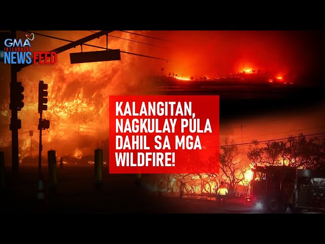 ⁣Kalangitan, nagkulay pula dahil sa mga wildfire! | GMA Integrated Newsfeed