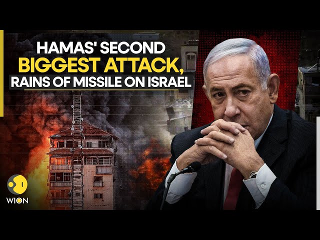 ⁣Israel- Hamas War: Hamas' Second Biggest Attack, Rains Of Missile On Israel | WION LIVE