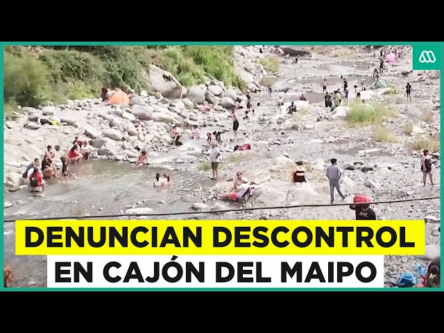 ⁣Denuncian caos en Cajón del Maipo: Peleas y consumo de alcohol marca jornadas al aire libre