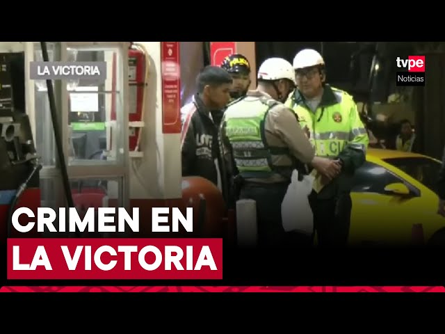 ⁣La Victoria: sicarios asesinan a dos personas cerca de un grifo en la avenida México