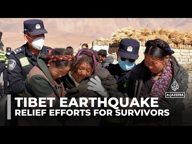 ⁣China launches relief and recovery efforts after deadly earthquake hits Tibet