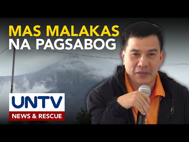 ⁣Tatlong senaryo ng posibleng pagsabog ng Mt. Kanlaon, ipinaliwanag ng OCD Western Visayas