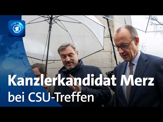 ⁣Merz bei traditioneller CSU-Winterklausur im Kloster Seeon