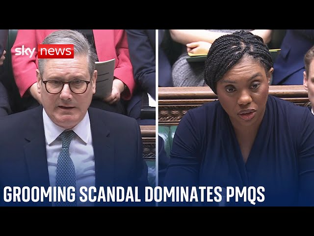 ⁣Grooming scandal dominates first PMQs of 2025