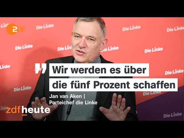 ⁣Schafft es die Linke in den Bundestag? Parteichef van Aken im Interview