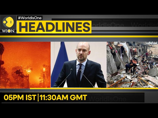 ⁣Wildfire Emergency in LA, Thousands Evacuated | Some Syria Sanctions To Be Lifted: France | WION