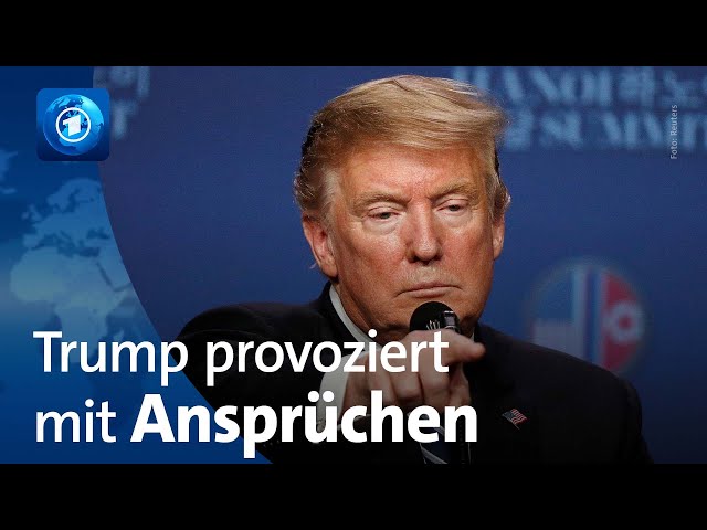 ⁣Trump erhebt Ansprüche auf Kanada, Grönland und den Panama-Kanal