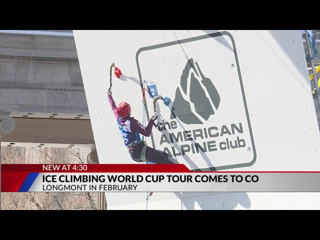 ⁣Colorado town to host Ice Climbing World Cup