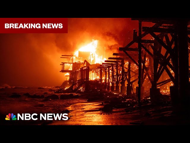 ⁣BREAKING: Wildfire burning 2,900+ acres in California | NBC News NOW