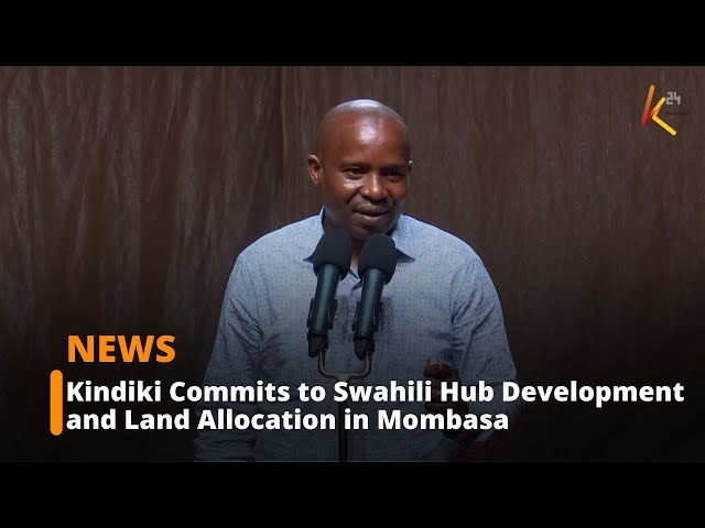 ⁣Deputy President Kindiki Commits to Swahili Hub Development and Land Allocation in Mombasa