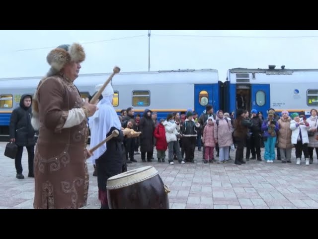 ⁣Туристический поезд Jibek Joly совершил очередную поездку