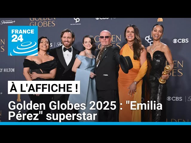 ⁣À l'Affiche 100 % cinéma : Aux Golden Globes 2025, la superstar "Emilia Pérez" • FRAN