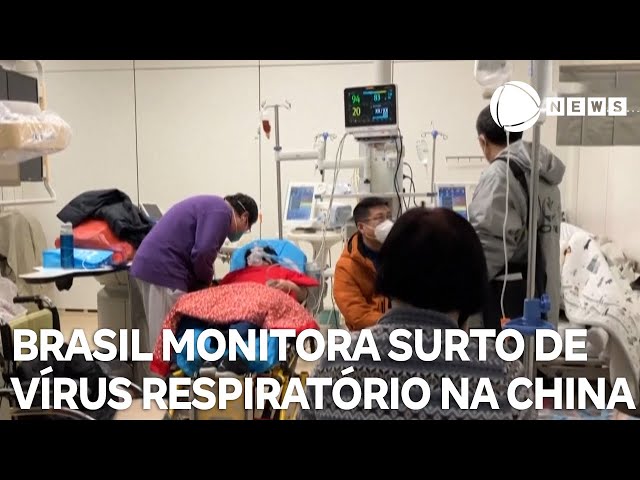 ⁣Brasil diz que 'monitora atentamente' surto de vírus respiratório na China