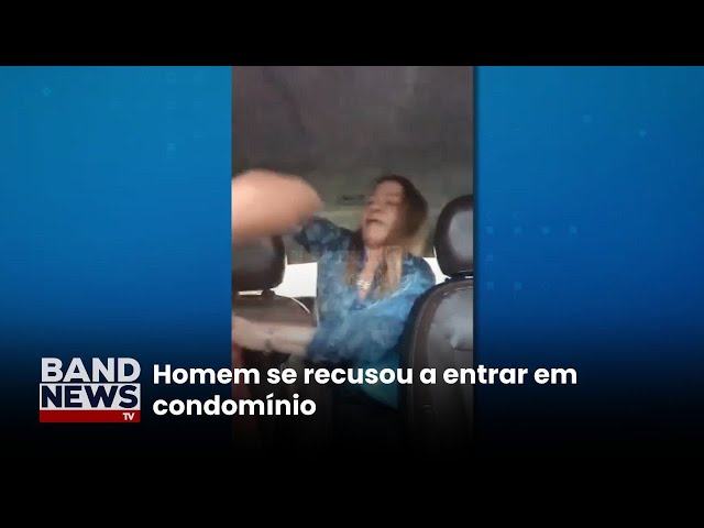 ⁣Médica agride motorista de aplicativo em Salvador | BandNews TV