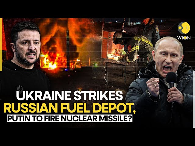 ⁣Russia-Ukraine War: Ukraine Attacks Fuel Depot Serving Russian Strategic Bombers’ Air Base | LIVE