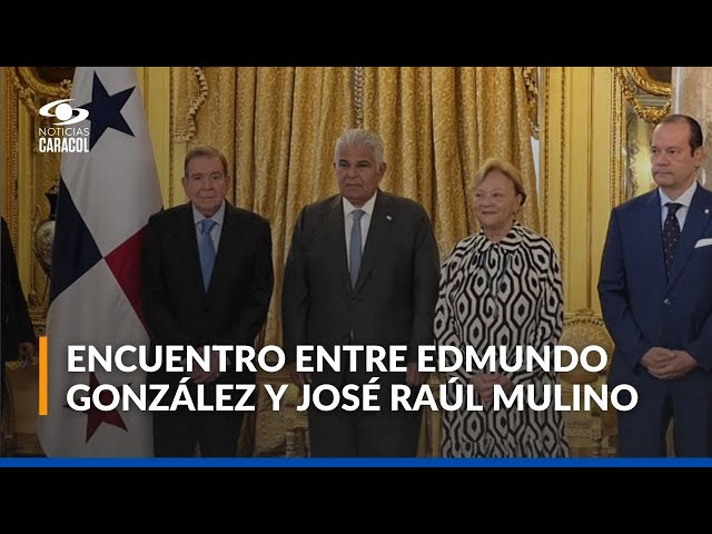 ⁣Edmundo González asistió a evento con presidente de Panamá