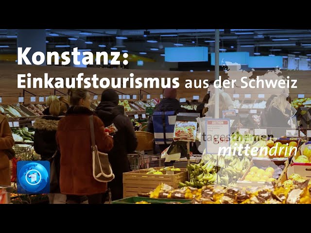 ⁣Konstanz: Einkaufstourismus aus der Schweiz | tagesthemen mittendrin