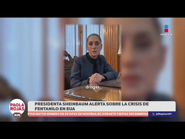 ⁣Claudia Sheinbaum alerta sobre la crisis de fentanilo en Estados Unidos | DPC con Paola Rojas