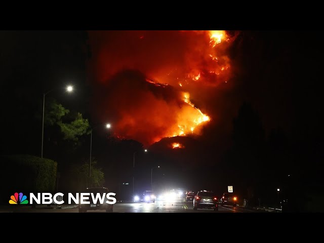 ⁣‘We’re praying for mercy here’: KNBC reporter describes devastation by Eaton Fire