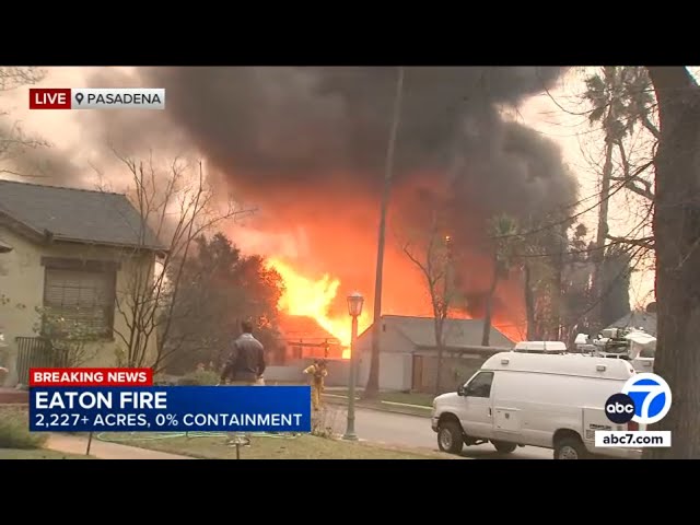 ⁣LIVE: Officials will provide update on response to devastating wildfires in L.A. County