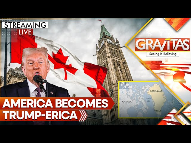 ⁣America Becomes Trumperica: Grab for Canada, Greenland is Battle for Wealth Not Wasteland | GRAVITAS