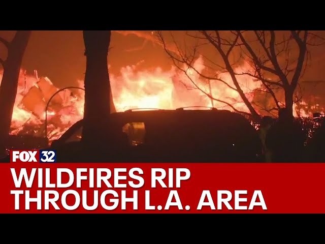 ⁣Devastating wildfires wreak havoc on Los Angeles area