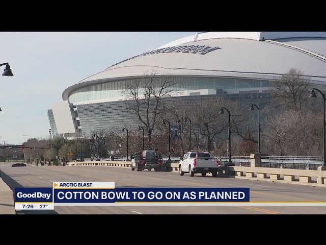 ⁣How are people going to travel to Cotton Bowl during snowstorms?