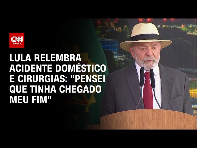 ⁣Lula relembra acidente doméstico e cirurgias: "Pensei que tinha chegado meu fim" | BASTIDO