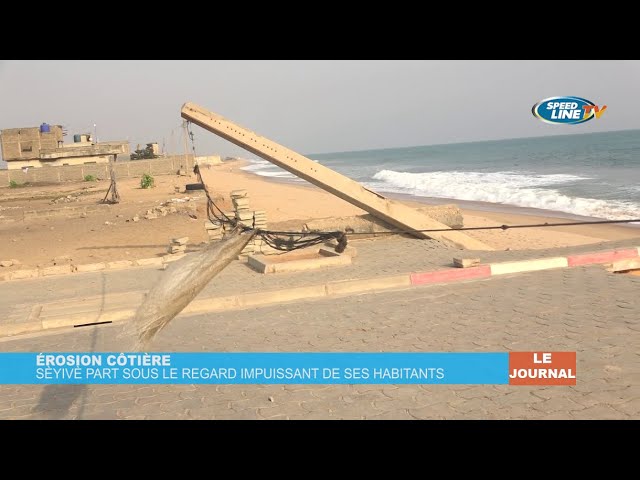 ⁣ÉROSION COTIÈRE : Sèviyè disparait sous le regard impuissant de ses habitants