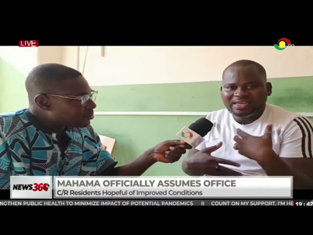 ⁣Ghanaians express their opinions as President John Mahama officially takes office.