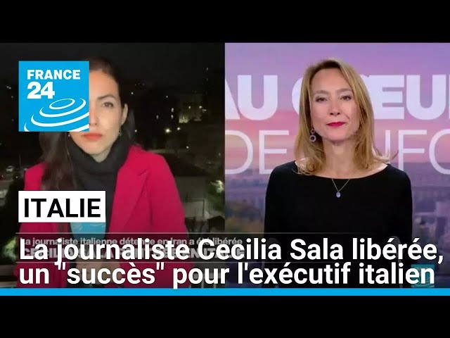 ⁣Libération de la journaliste Cecilia Sala détenue en Iran : un "succès" pour l'exécut