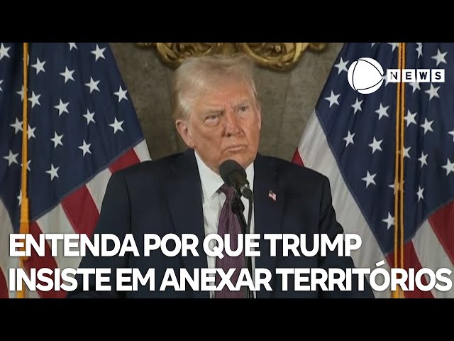 ⁣Entenda por que Trump insiste em declarações sobre anexação de territórios