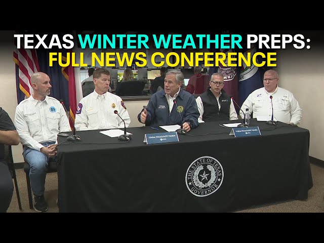 ⁣Texas winter storm: Gov. Abbott gives update on power grid, roads and more