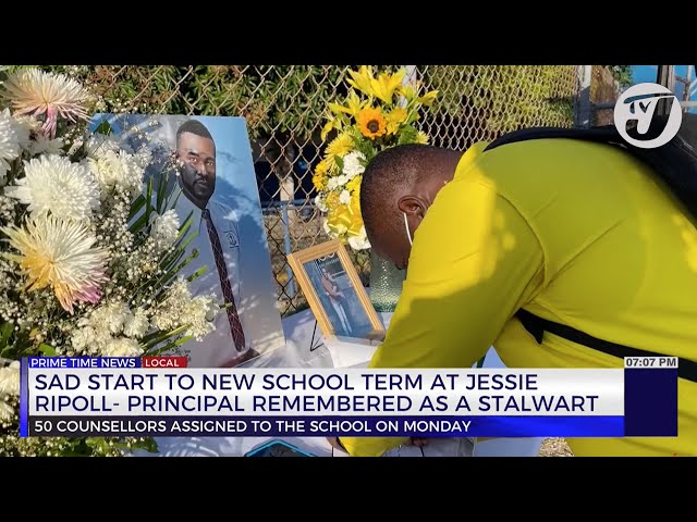 ⁣Sad Start to New School Term at Jessie Ripoll - Principal Remembered as a Stalwart | TVJ News