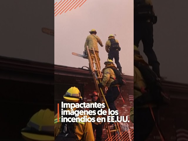 ⁣Impactantes imágenes de los incendios en Estados Unidos