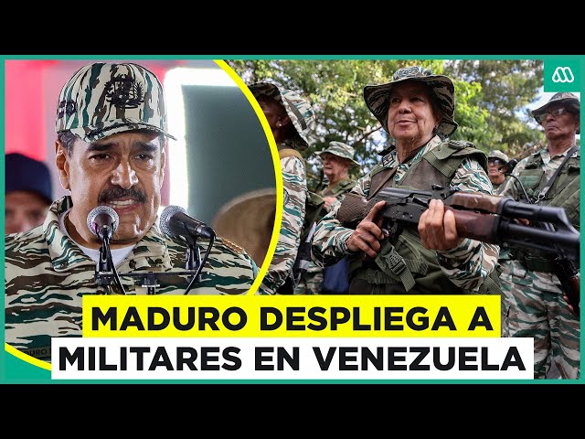 ⁣Venezuela en crisis: Maduro despliega militares previo a toma de poder